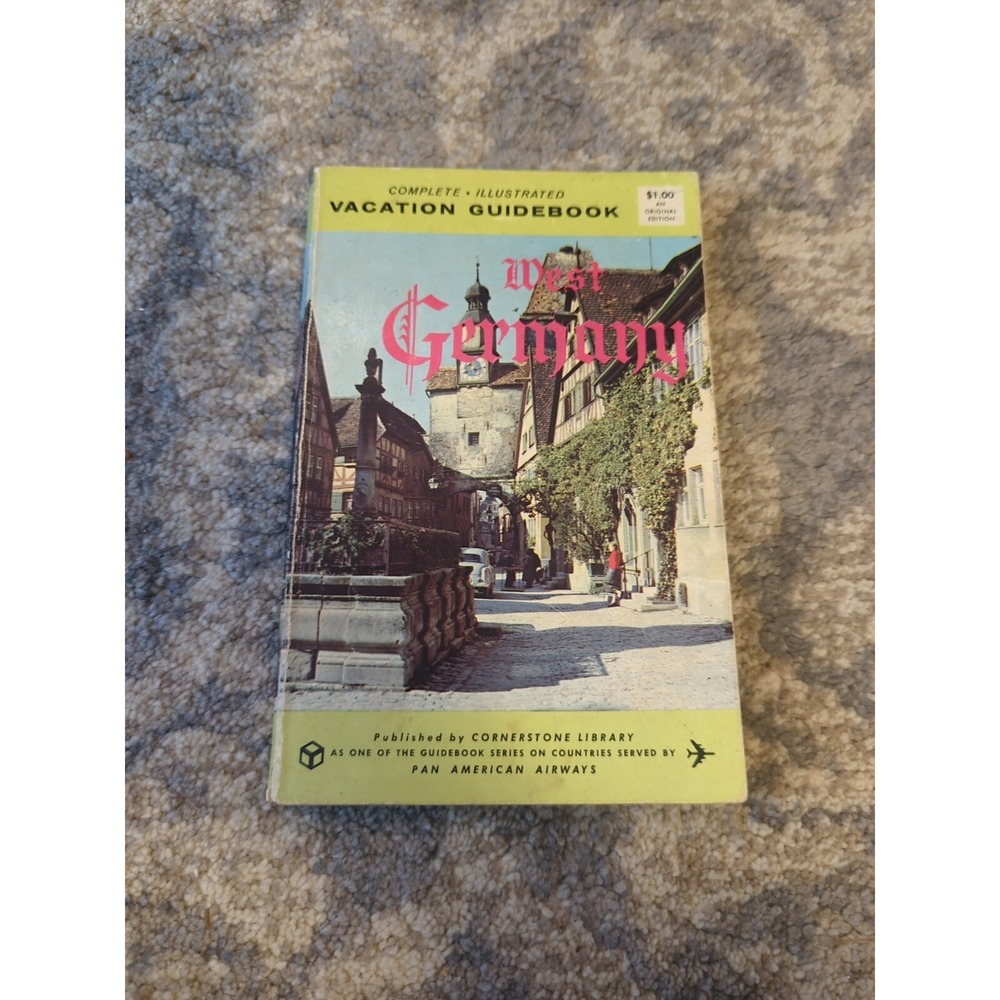 Vtg Vacation Guidebook West Germany Pan American Airways‎ 1963